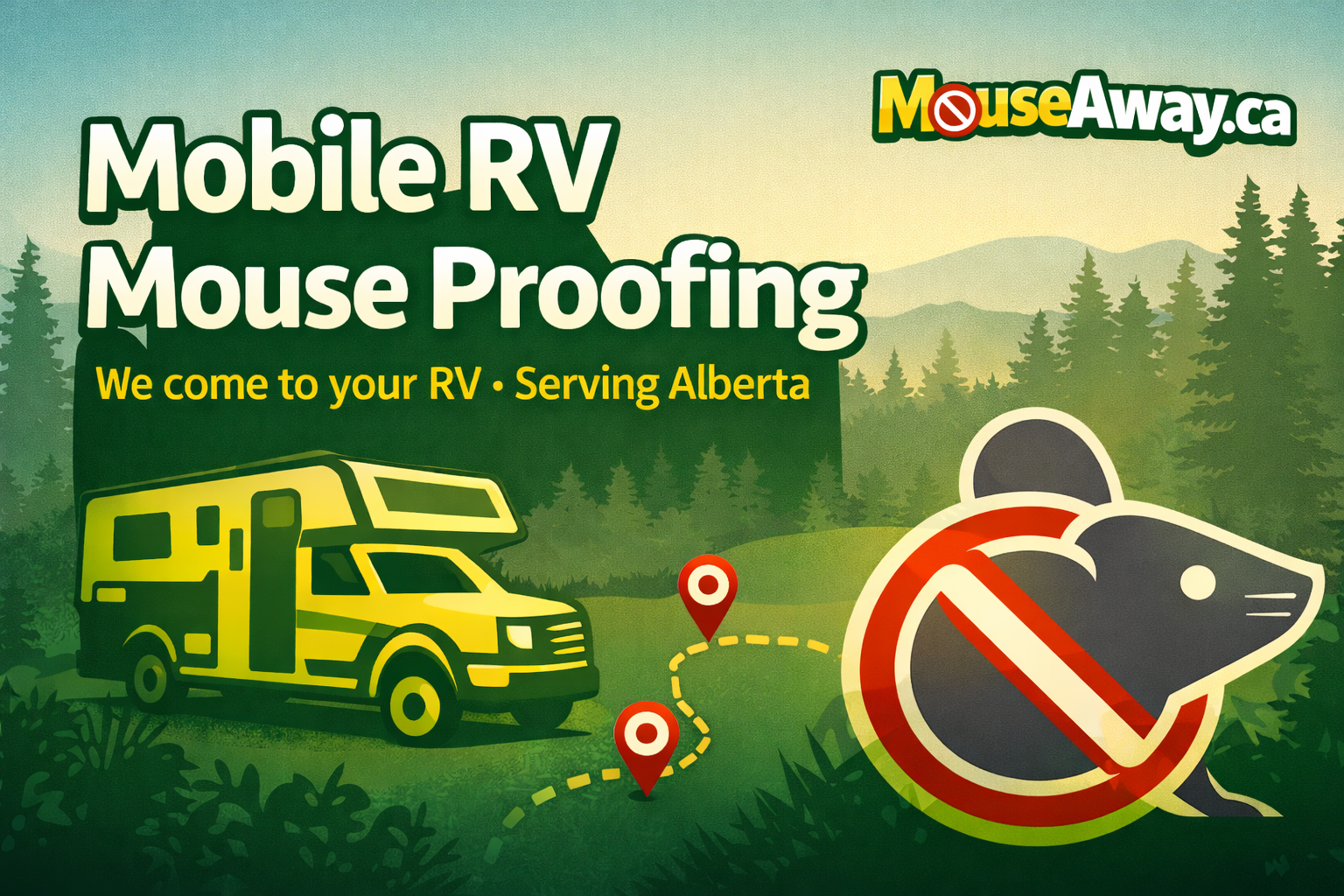 Mouse Away | Mobile RV Mouse Proofing in Alberta